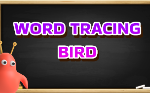WORD TRACING BIRD