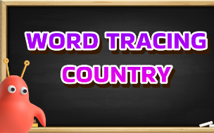 WORD TRACING COUNTRY