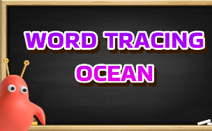 WORD TRACING OCEAN